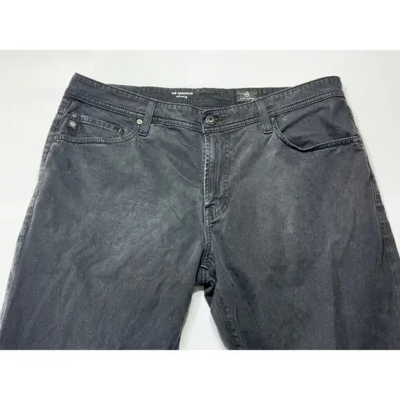 Adriano Goldschmied Men's The Graduate Tailored Leg Black Pants - Size 36x30 - Picture 3 of 7